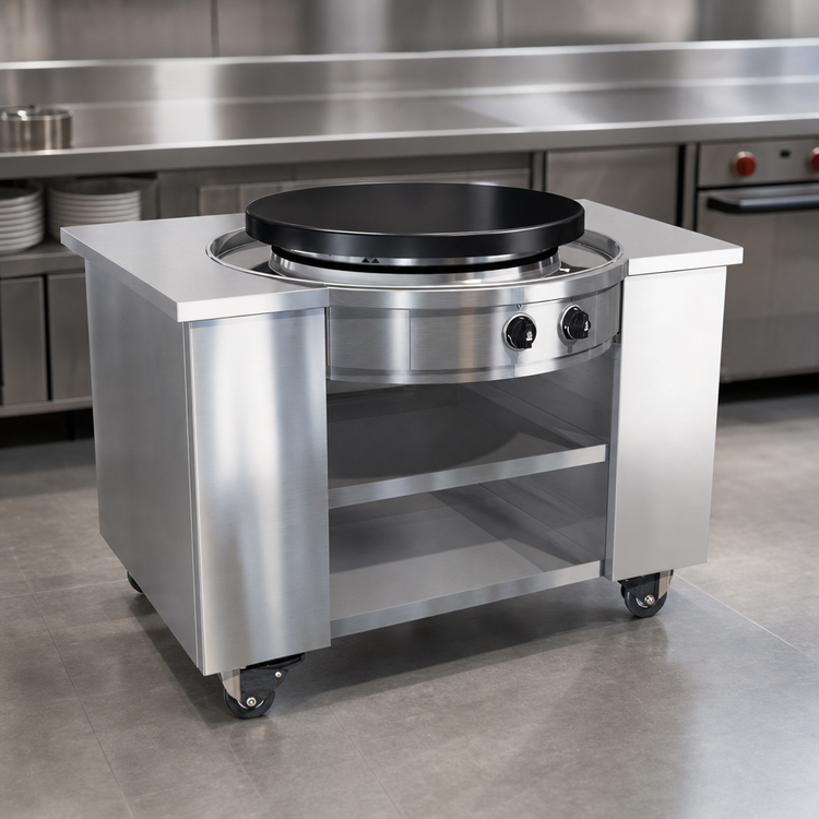 Product image #3 for Evo Affinity 30Gp DCS Freestanding Commercial Propane Display Cooking Station