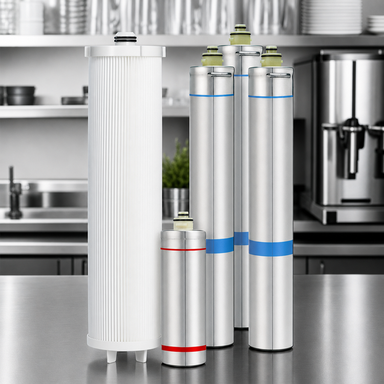Product image #3 for Everpure Endurance Triple Water Filter Cartridge Kit with 3 SEN Cartridges, 2SR-BW Cartridge and TKO Pleated Filter