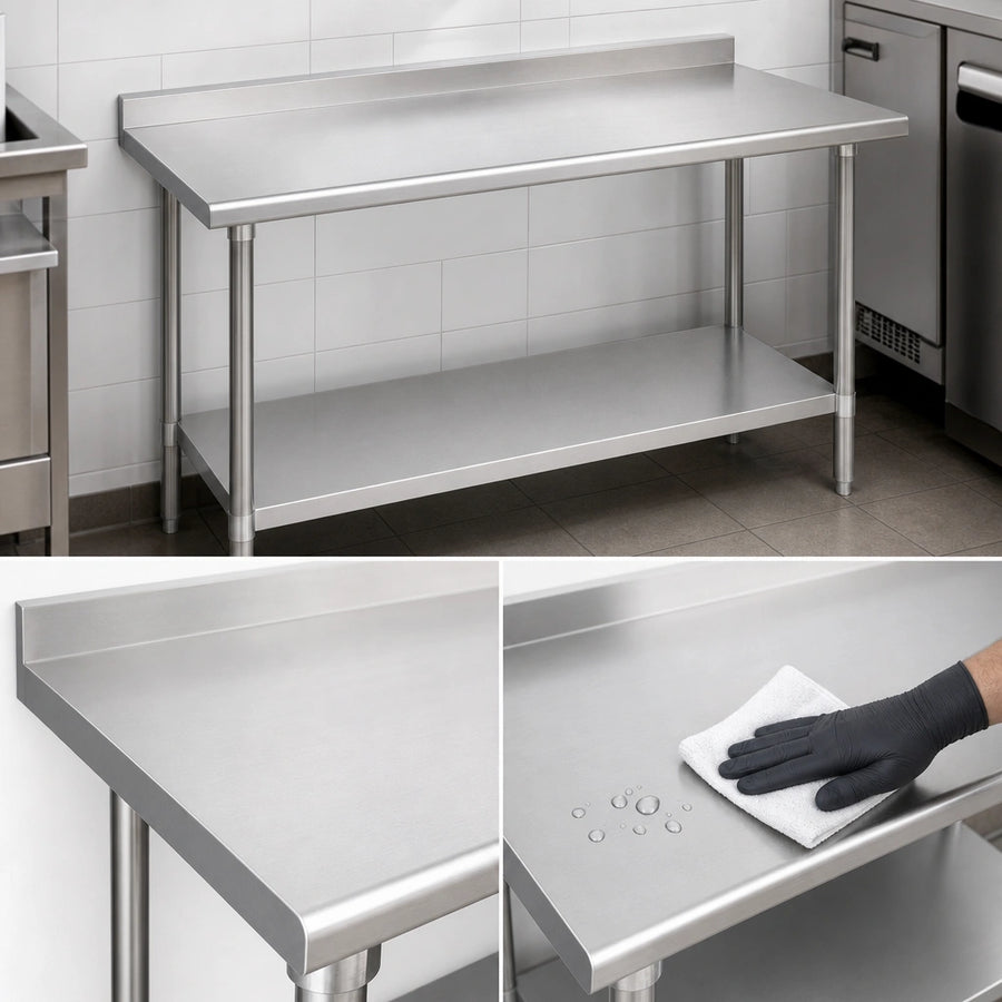14-Gauge 300 Series Stainless Steel Top