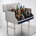 Thumbnail image #3 for Advance Tabco Prestige Supreme 5-Step Stainless Steel Freestanding Liquor Bottle Display Unit