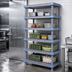 Thumbnail image #3 for Millenia 72-Inch Wide 5-Shelf Stationary Starter Polymer Shelving Unit