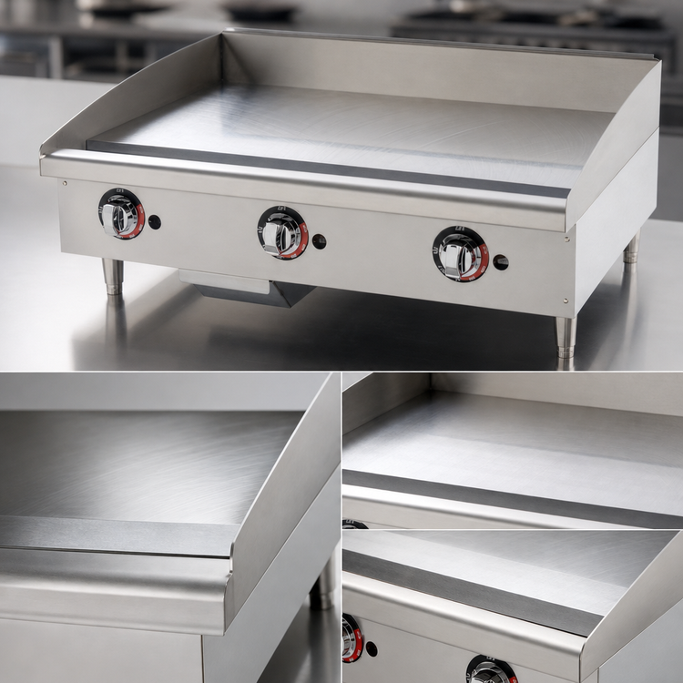 Product image #3 for Star-Max 36-Inch Heavy Duty Manual Gas Countertop Griddle with 1-Inch Polished Steel Plate