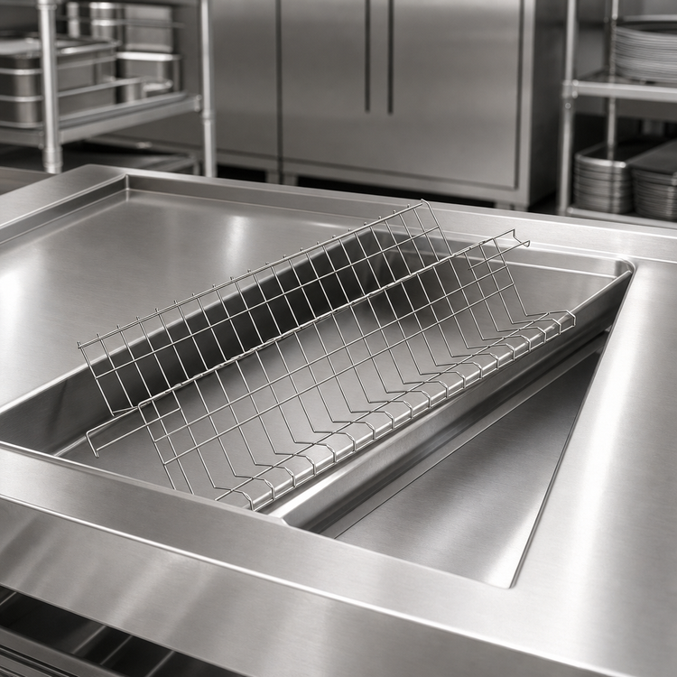 Product image #3 for MetroMax 4 48-Inch Wide x 24-Inch Deep Type 304 Stainless Steel Drop-In Rack