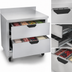 Thumbnail image #3 for Beverage-Air 36-Inch 2-Drawer Worktop Freezer, 8.69 Cu. Ft., Stainless Steel, Rear-Mounted Self-Contained R290