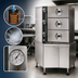 Thumbnail image #3 for Crown SC-2 Two-Compartment Full-Size Pressure Steamer with Cabinet Base