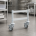 Thumbnail image #3 for Fermostock Mobile Dunnage Rack Upright, 12-Inch H x 22-Inch D, Deep Anodized Aluminum
