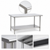 Thumbnail image #3 for Eagle Spec-Master 84-Inch x 30-Inch Stainless Steel Work Table with Adjustable Undershelf