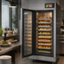 Thumbnail image #4 for UNOX Evereo 900 Electric Service Temperature Food Preserver Holding Cabinet, 10 GN 1/1, Right-Hinged Double Glass Door