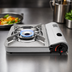 Thumbnail image #4 for Whip-It! Hot Spot Portable Single Burner Butane Countertop Stove, 9,000 BTU, Silver