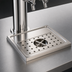 Thumbnail image #3 for Micro Matic USA Surface-Mount Platform Drip Tray for 1 to 2 Faucets, Polished Stainless Steel