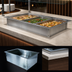 Thumbnail image #3 for CookTek SinAqua 6-Sensor Rectangular Drop-In Waterless Induction Hot Food Dry Well, 6-Inch Deep