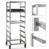 Thumbnail image #3 for New Age NS345 Mobile Cup & Glass Cart — 8-Position Aluminum Rack for 20