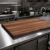 Thumbnail image #3 for John Boos Boos Block 60 Inch x 42 Inch x 3 Inch American Black Walnut Edge Grain Kitchen Countertop