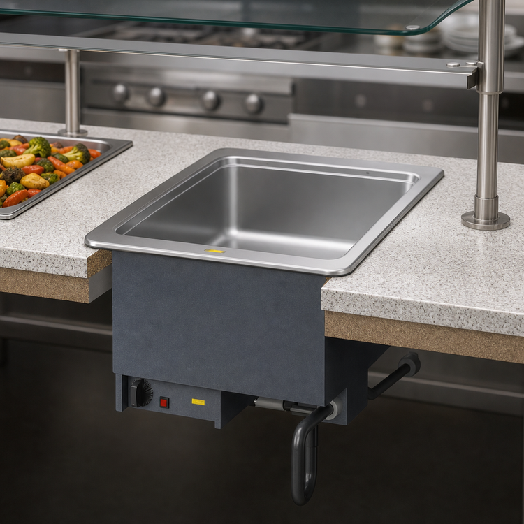 Product image #3 for Vollrath Drop-In Electric Insulated Hot Food Well, 1 Full-Size Pan, Wet Operation Only