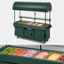 Thumbnail image #3 for Cambro CamKiosk Canopy Mobile Food Cart, 6 Pan Wells, Kentucky Green