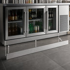 Thumbnail image #3 for Krowne BS-184 84-Inch Stainless Steel Front Kick Plate for Back Bar Coolers