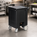 Thumbnail image #3 for Cateraide Mobile Tall Insulated Ice Caddy, 125 lb. Capacity, Black