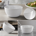 Thumbnail image #4 for American Metalcraft Crave Collection Cloud White Round Melamine Bouillon Cup, 7 oz., 4-Inch Dia. x 2-Inch H