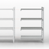 Thumbnail image #4 for Cambro Camshelving Premium 4-Shelf Vented & Solid Polymer Add-On Shelving Unit, 36 in. W x 18 in. D x 72 in. H, Speckled Gray