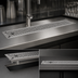 Thumbnail image #3 for Glastender 36-Inch Stainless Steel Drop-In Rinser Faucet Drain Tray