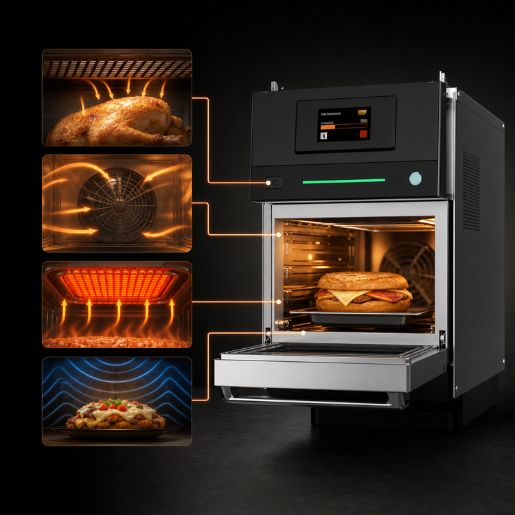Product image #4 for Prática Fit Express SM Single Mag Countertop Ventless High-Speed Oven