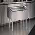 Thumbnail image #3 for CHOICE by Glastender 12-Inch Wide Stainless Steel Underbar Ice Bin, 33 lb Capacity