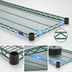 Thumbnail image #3 for EagleGard Quad-Adjust 60-Inch x 24-Inch Wire Shelf, 600 lb. Capacity