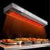 Thumbnail image #3 for Hatco Glo-Ray High Watt Dual Infra-Black Strip Heater, 36 Inch Wide, Unlighted, Aluminum, 1600 Watts