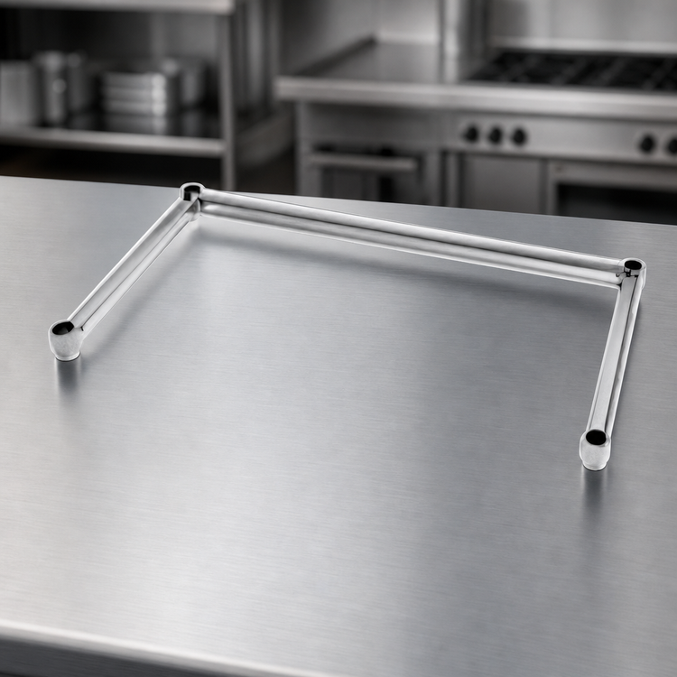 Product image #3 for Eagle Group 24 Inch x 21 Inch Stainless Steel 3-Sided Channel Frame