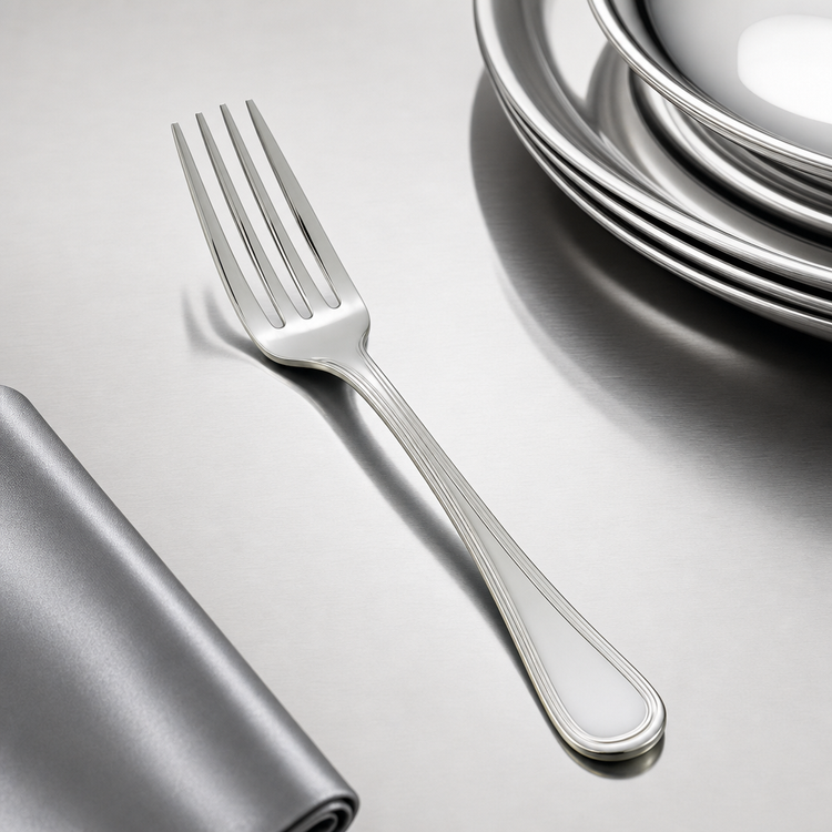Product image #4 for Shangarila 7-1/4 Inch Dinner Fork, Extra Heavy Weight, 18/8 Stainless Steel, Mirror Finish