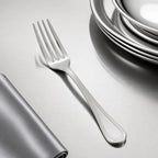 Thumbnail image #4 for Winco Shangarila 0030-05 7-1/4 Inch Extra Heavy Weight 18/8 Stainless Steel Mirror Finish Dinner Fork Case of 25
