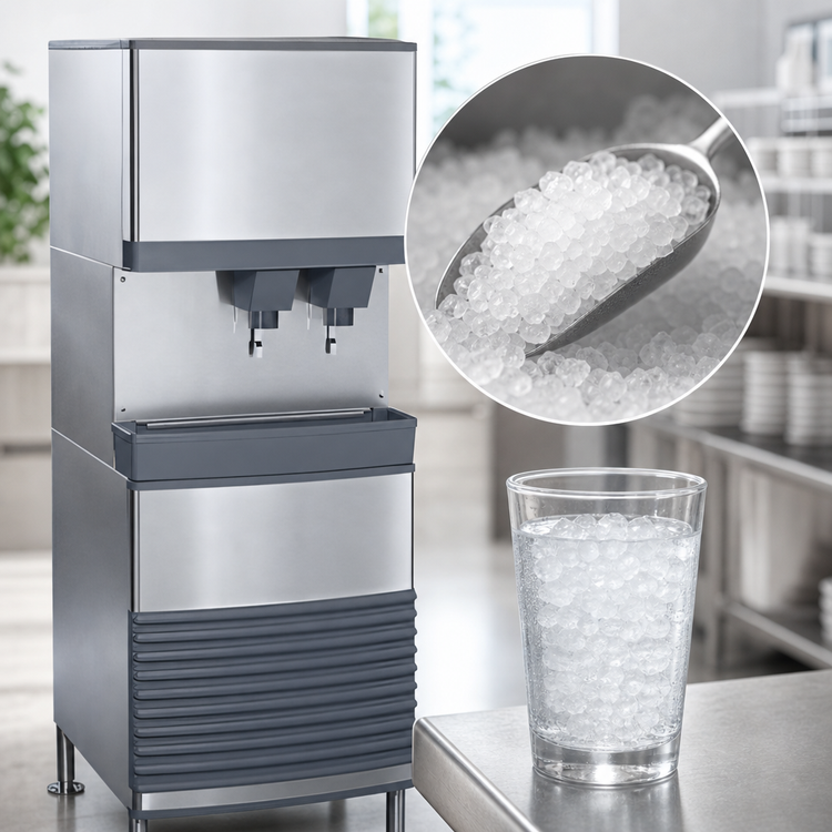 Product image #3 for Follett Symphony Plus 110FB414A-L Freestanding Ice and Water Dispenser with Lever Dispense