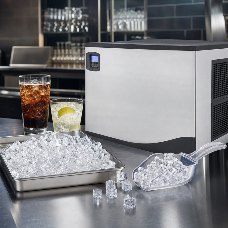 Product image #3 for Maxx Ice MIM500NH 30-Inch Half Dice Cube Modular Ice Maker, Air-Cooled, Self-Contained, 513 lb./Day