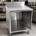 Thumbnail image #3 for CHOICE Underbar Stainless Steel Drainboard Cabinet, Open Front, 48 Inch W x 19 Inch D, No Doors