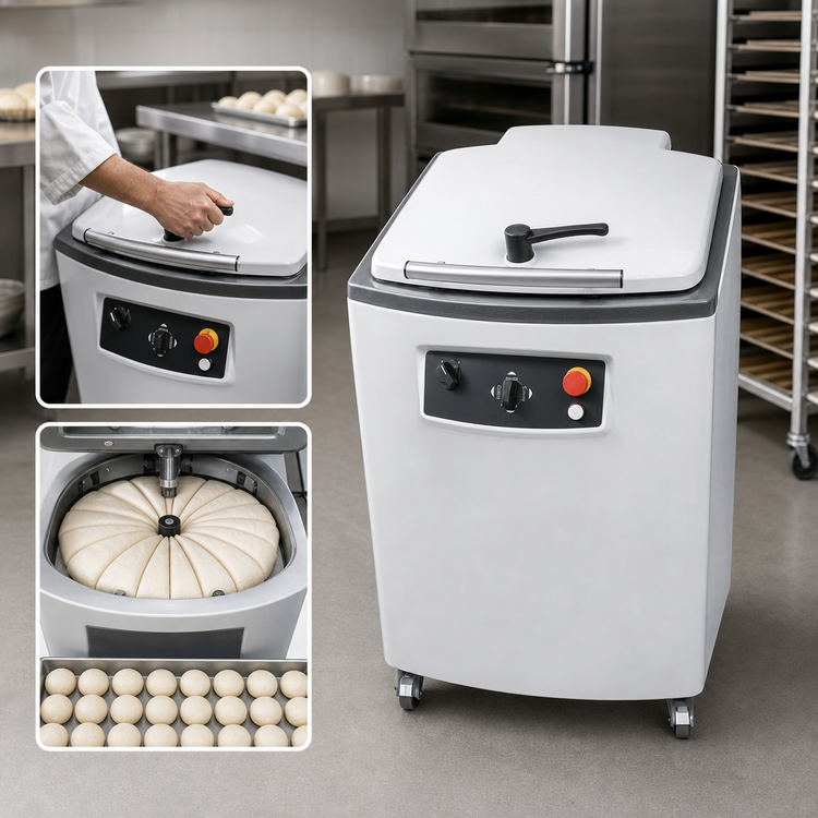Product image #3 for Univex SQD30 Semi-Automatic Square Dough Divider, 30-Piece Floor Model