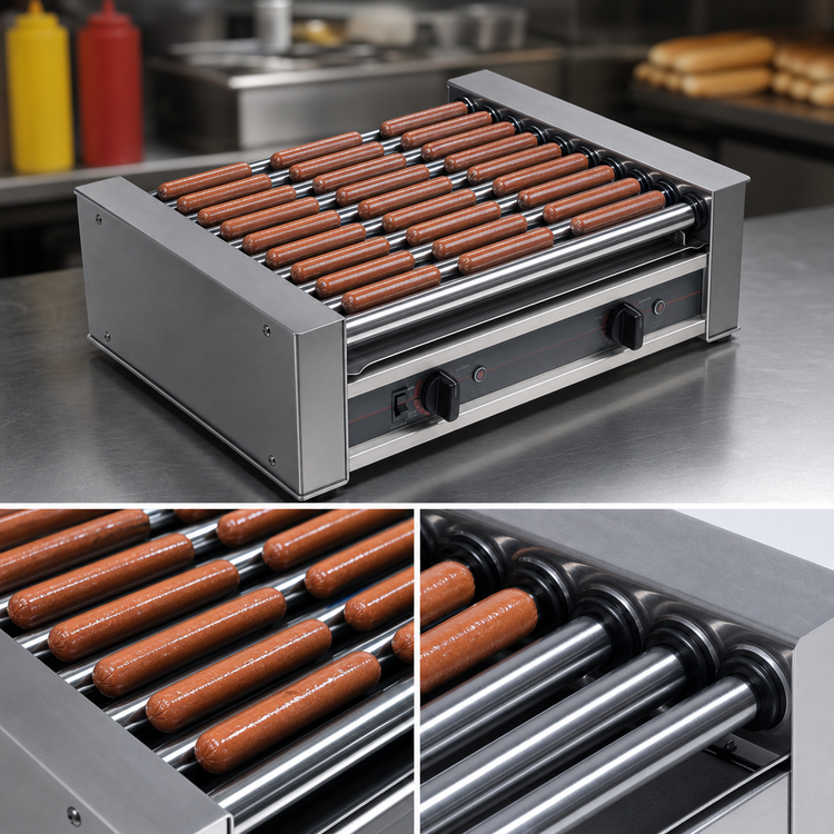 Product image #3 for Roll-A-Grill 10-Roller Hot Dog Grill, 36-Hot-Dog Capacity