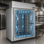 Thumbnail image #3 for Baxter Manufacturing RPW2S-60.5"D Double-Wide Roll-In Retarder/Proofer Cabinet, Stainless Steel, Digital Controls, Remote R448A Refrigeration