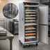 Thumbnail image #3 for AquaTemp Mobile Heated Humidity Holding Cabinet with Dutch Doors, 12 Full-Size Sheet Pan Capacity, Stainless Steel