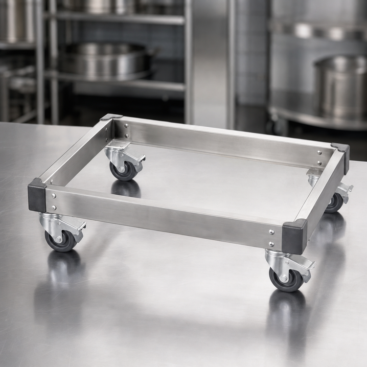 Product image #3 for Metro Made-to-Order Stainless Steel Truck Dolly Frame, 36 x 24 Inches, Corner Bumpers