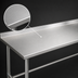 Thumbnail image #3 for Deluxe Series Stainless Steel Work Table with 1-1/2-Inch Rear Up-Turn, 72 x 36 Inches