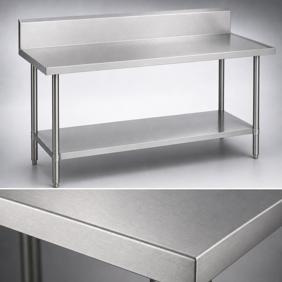 14 Gauge 300 Series Stainless Steel Top