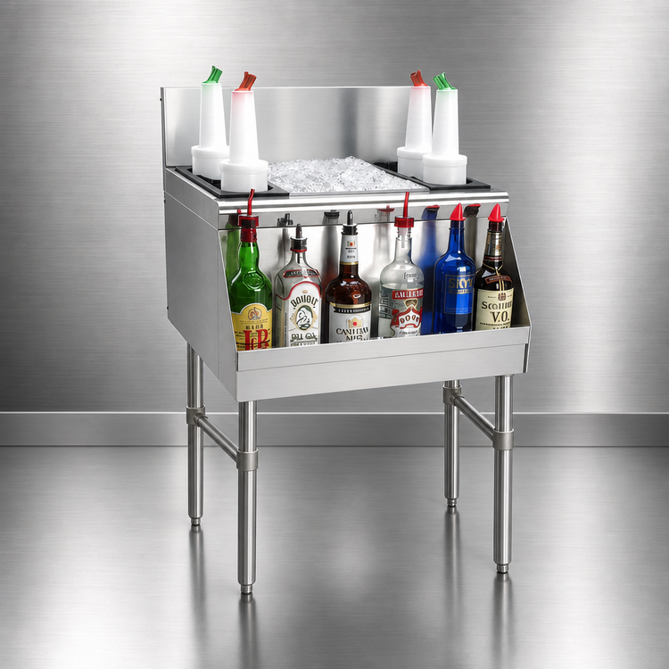 Product image #3 for Advance Tabco Prestige Supreme 36-Inch Stainless Steel Bar Ice Chest with 15-Inch Deep Bin, Without Cold Plate