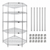 Thumbnail image #3 for Quantum 36-Inch W x 18-Inch D Chrome-Plated 5-Shelf Wire Shelving Starter Kit