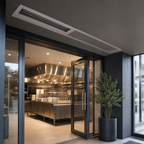 Thumbnail image #3 for Berner Architectural ARE16-4144A-3 Recessed Unheated Air Curtain, 144-Inch, Four 1 HP Motors, Up to 16-Ft Mounting Height