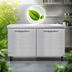 Thumbnail image #3 for Continental Refrigerator SWF48N 48 Inch Two-Section Worktop Freezer with Solid Doors