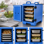 Thumbnail image #4 for Cambro 1318CC186 Insulated Stackable Combo Carrier for 13 x 18-Inch Half-Size Sheet Pans, Trays & Food Pans