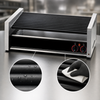 Thumbnail image #3 for Star (Middleby) Grill-Max 45SC 45-Hot-Dog Countertop Roller Grill with Duratec Coated Rollers and Analog Controls