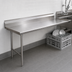 Thumbnail image #3 for Eagle Group Straight Clean Dishtable, 48 Inch x 30 Inch, Right-to-Left Operation, 16/304 Stainless Steel Top