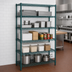 Thumbnail image #3 for Eagle Group Valu-Gard 5-Tier Stationary Wire Shelving Starter Unit, 72W x 24D x 86H, Green Epoxy