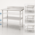 Thumbnail image #3 for Eagle 72 x 24 Inch Adjustable Stainless Steel Work Table Undershelf